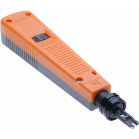 IDC Punch Down D'insertion Réseau Ethernet Module Pince a Sertir pour Terminaisons 110/88, 8P8C Patch Panneau de Brassage, Câble Réseau Cat 5/6/6a, RJ11/ RJ45