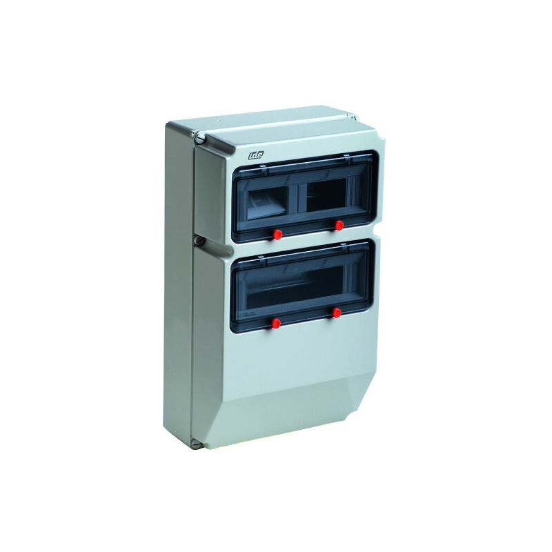 IDE - 1724gm - Coffret étanche Ip67 Pour Prise - 2 Rangées De 13 Modules Pryma