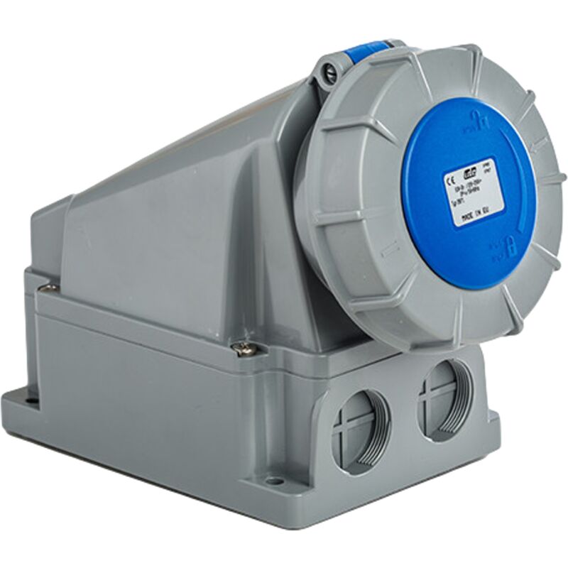 Socle Prise Murale 63a Monophasé 220v - 2p+t - étanche Ip67 IDE
