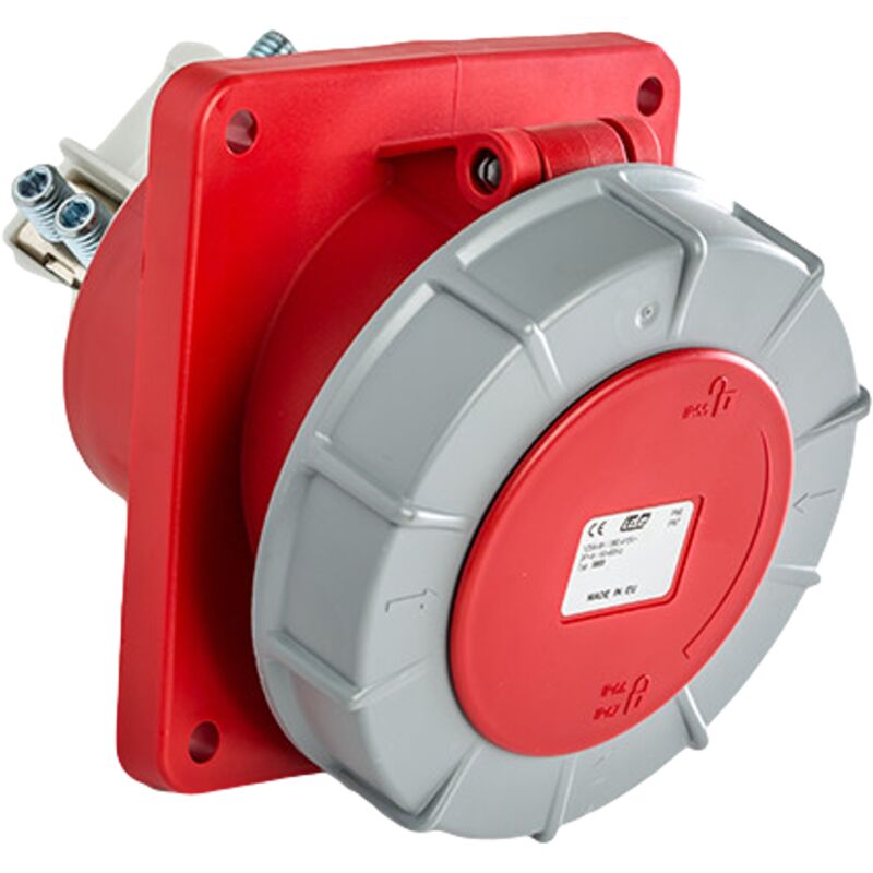 IDE - Prise Triphasé 125a 3p+t Encastrable - étanche Ip67