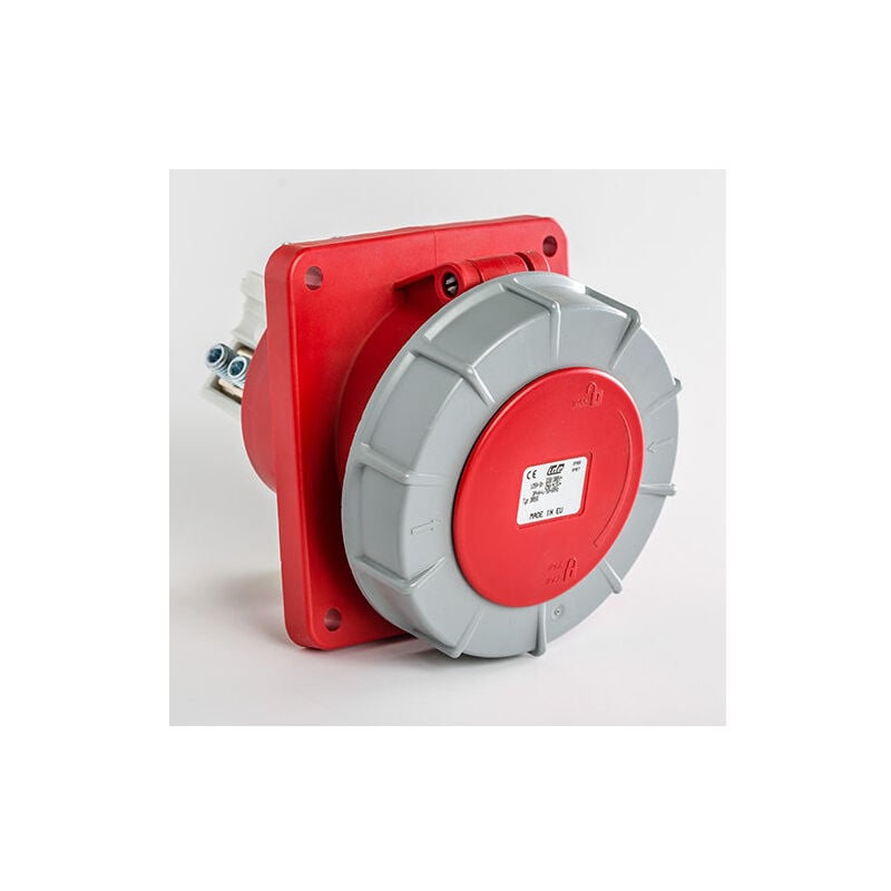 Prise 125a Tétrapolaire 3p+n+t Encastrable Avec Fil Pilote - étanche Ip67 IDE
