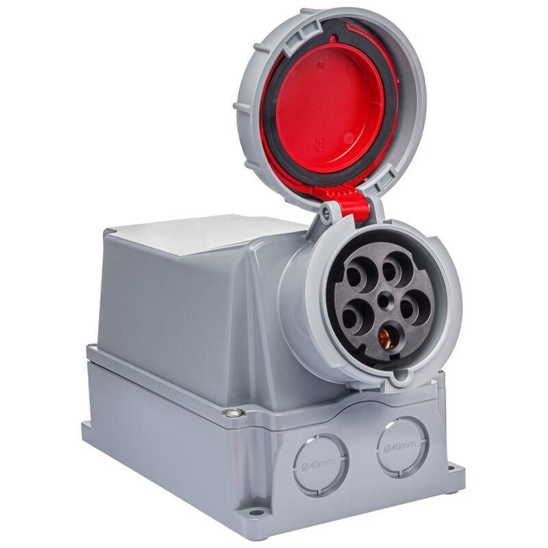 IDE - Socle De Prise Tétrapolaire 125a 3p+n+t - étanche Ip67