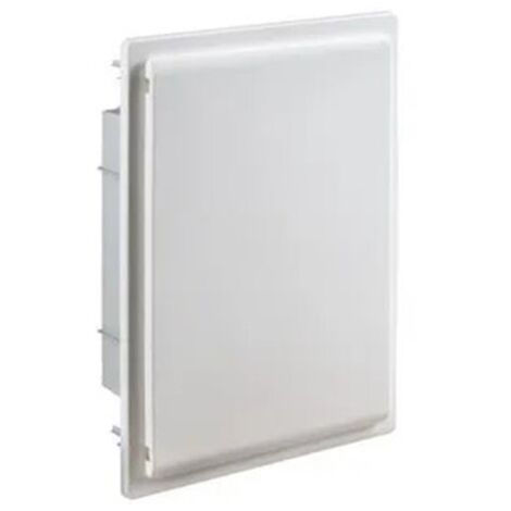 IDE – Boîtier de distribution encastré 24 modules – 2 rangées – IP40 – Couleur blanche avec porte opaque – GPE24PO