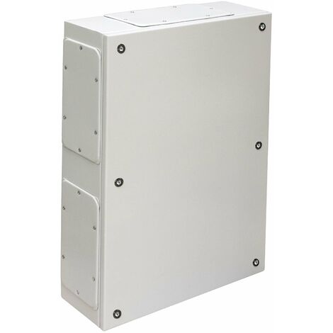 IDE exa3020135 Scatole metalicas con entrata per cavi, IP 65, RAL 7035