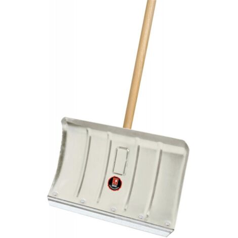 IDEAL Chasse-neige 350x450 en métal léger avec manche en bois dur