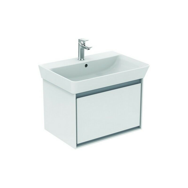 

Ideal CONNECT Air Vanity unidad, 585mm, 1 cajón, E0847, color: blanco brillante / blanco mate - E0847B2