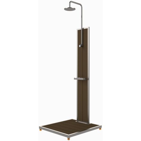 Ideal Edelstahl Kaltwasser Außendusche Bahama V2A