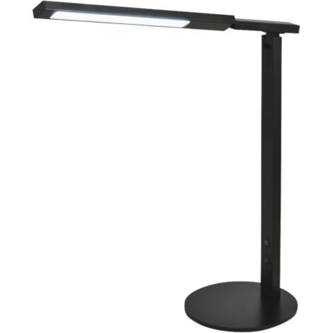Ideal – Fabas Luce schwarze Tischlampe – Integrierte 10-W-LED, Touch-dimmbar, CCT (3000 K, 4000 K, 5000 K, 6000 K)