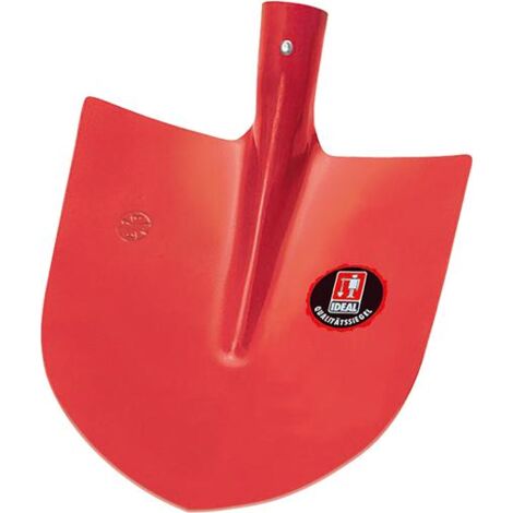 Ideal Frankfurter Schaufel Gr. 5 rot, gehärtet, o. Stiel