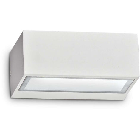 Ideal Lux - Applique murale extérieure à 1 ampoule Twin Up Down Blanc IP44, G9