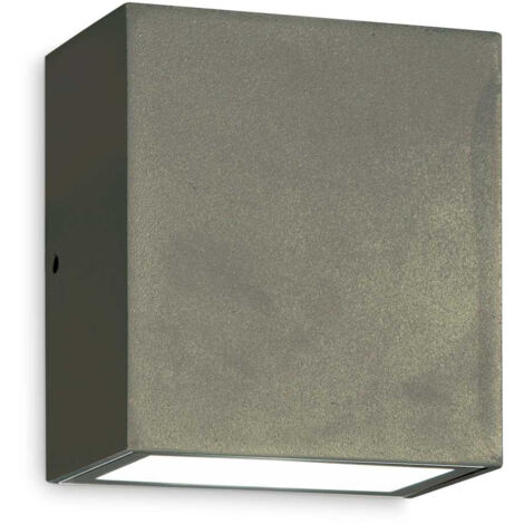 Ideal Lux ARGO Applique Extérieure LED Intégrée Down Gris Anthracite 590Lm 3000K IP65