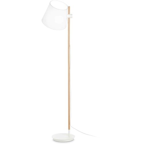 Ideal Lux AXEL Stehlampe mit konischem Schirm weiß