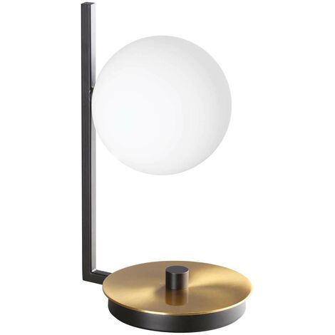 Ideal Lux BIRDS Lampe à poser Globe Noir