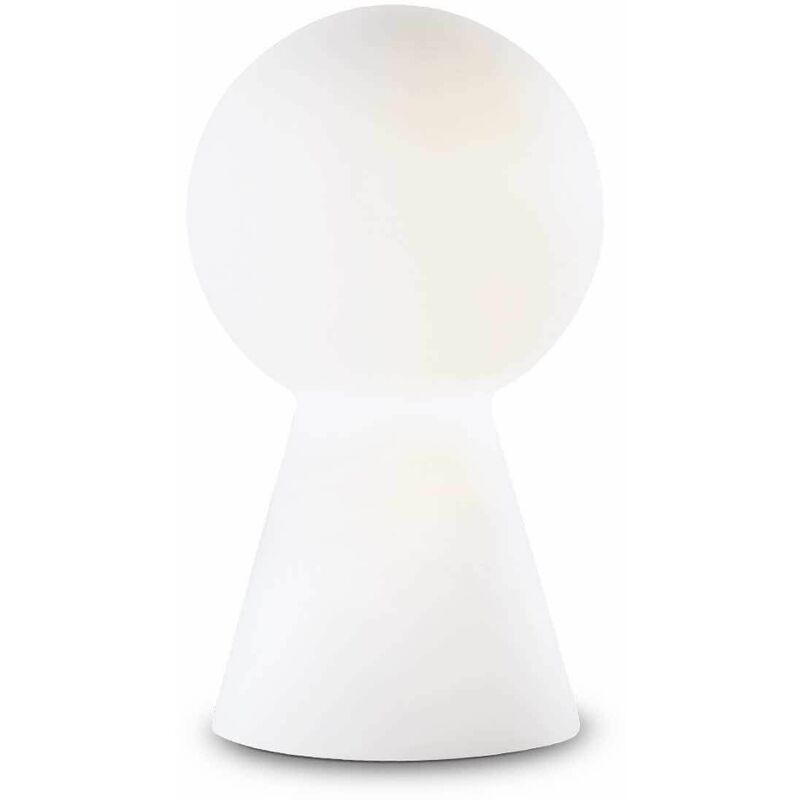 White BIRILLO table lamp 1 bulb Diameter 24 Cm