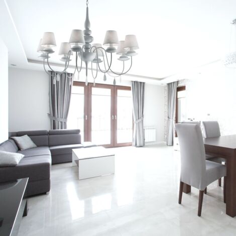 Ideal Lux Blanche - Lustre à 8 bras multiples au fini blanc, E14