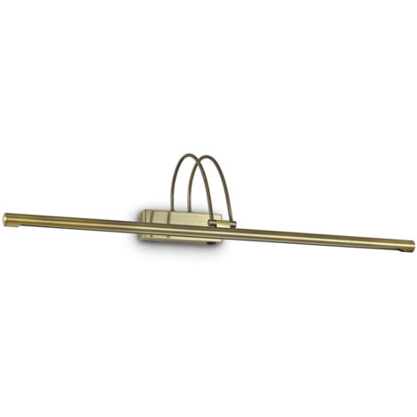 Ideal Lux Bow - LED Großbild Wandleuchte Antik Messing