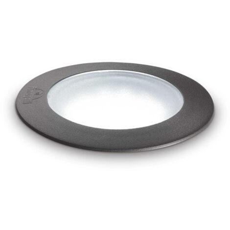 Ideal Lux Ceci - Petite lampe encastrée extérieure à 1 ampoule LED noire IP67, GU10