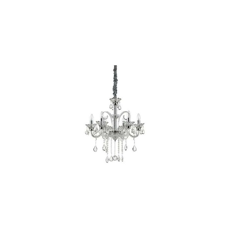 Ideal Lux Colossal - 6 Light Chandelier Clear Glass, E14