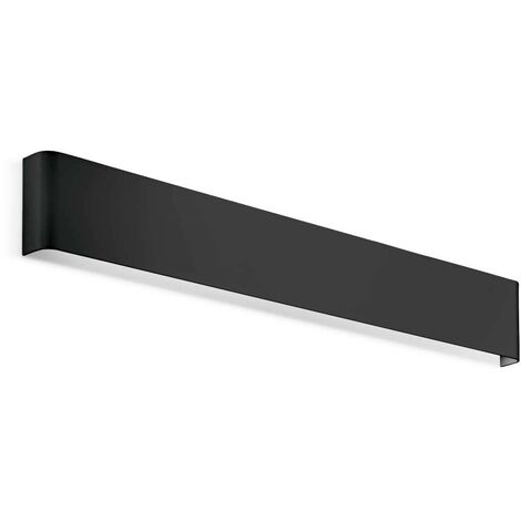 Ideal Lux DELTA 61 cm integrierte LED-Wandleuchte Schwarz, 3000 K