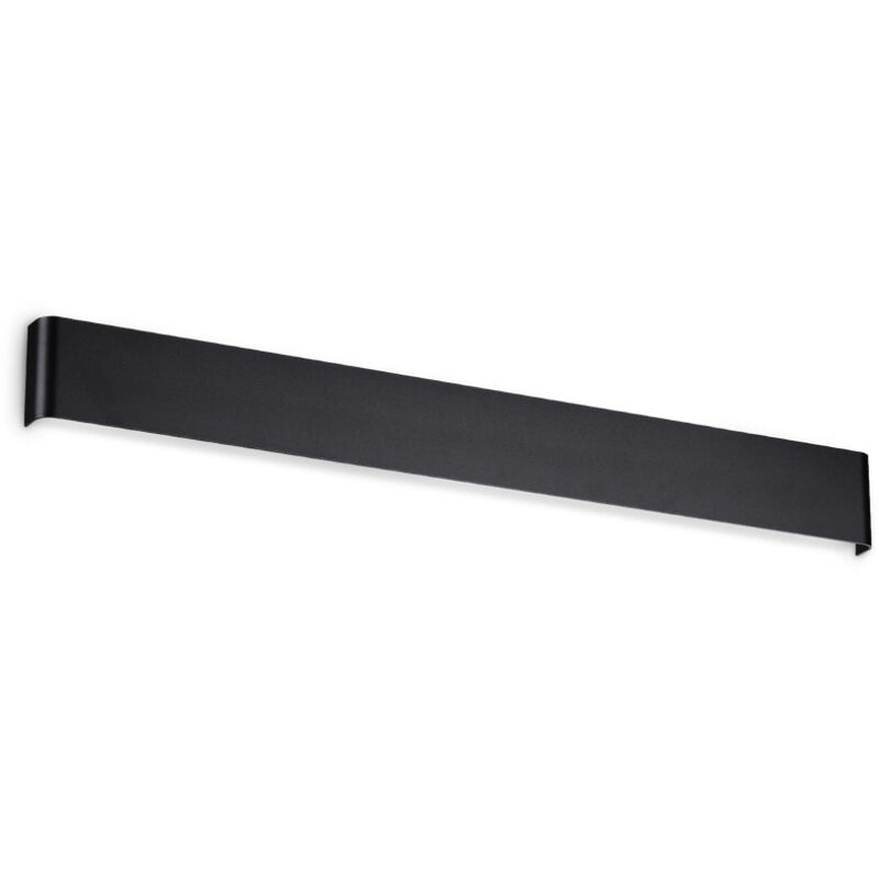 Ideal Lux - delta 83 cm integrierte LED-Wandleuchte Schwarz, 3000 k