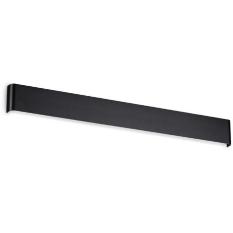 Ideal Lux DELTA 83 cm integrierte LED-Wandleuchte Schwarz, 3000 K