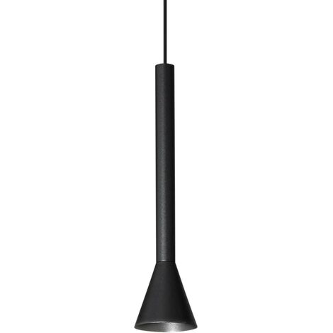 Ideal Lux DIESIS Led Slim Dome Pendelleuchte Schwarz 3000K
