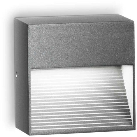 Ideal Lux Down - 1 Licht Außenwandleuchte Anthrazit IP44, G9