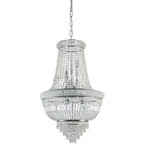 Ideal Lux Dubai - Luminaire suspendu Chrome, E14