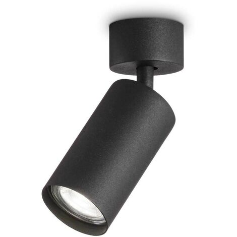 Ideal Lux DYNAMITE - Plafonnier intérieur à 1 lumière, noir, GU10