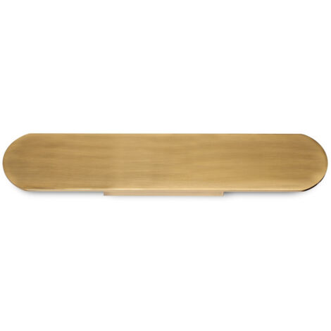 Ideal Lux ECHO Wide Flush Integrated Led Wandleuchte Messing 60cm 3000K