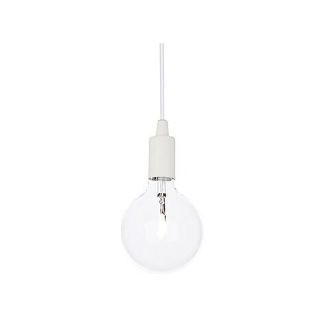 Ideal Lux Edison - Suspension à 1 lumière, blanc, E27