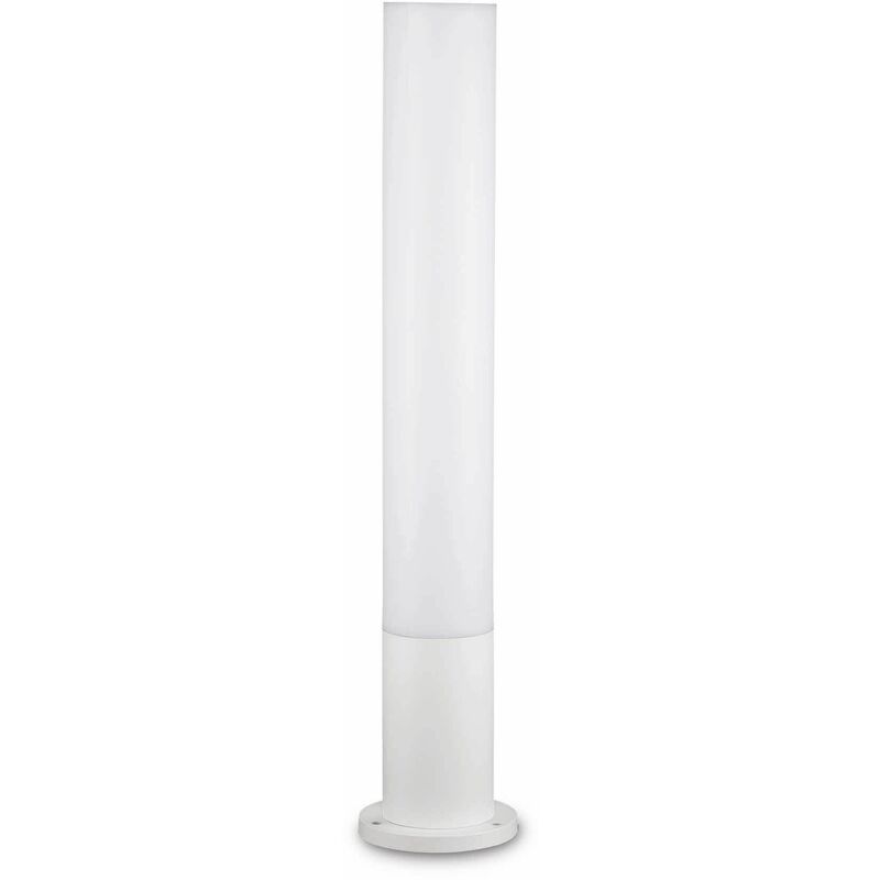 EDO OUTDOOR White Floor Lamp 1 Aluminum Bulb