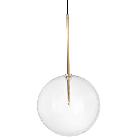 Ideal Lux EQUINOXE 15cm Globe Pendelleuchte Messing