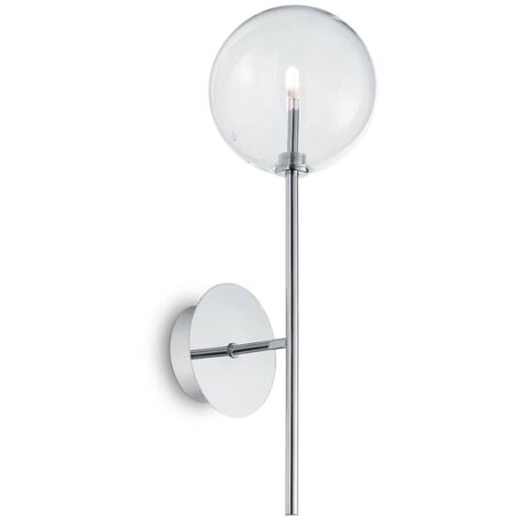Ideal Lux Equinoxe - Applique murale à 1 lumière, chrome