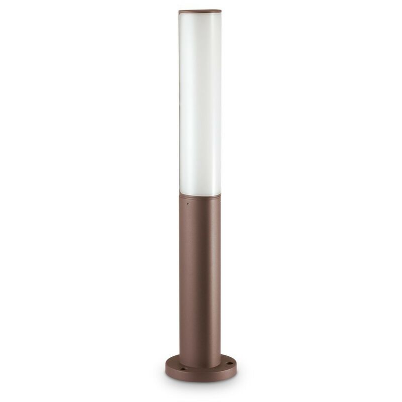 Ideal Lux ETERE - Integrated LED Outdoor Bollard Lamp 1 Light Coffee 4000K IP44