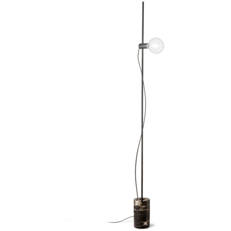 Ideal Lux EVA Stehlampe Schwarz, eingebauter Schalter