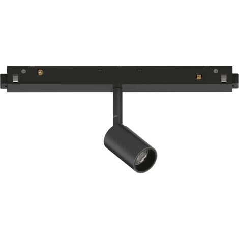 Ideal Lux Faretto Ego 1 luce LED integrato nero metallo