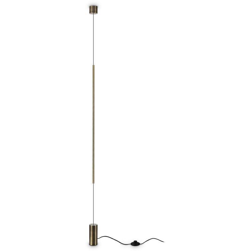 Filo Integrierte LED-Pendel-Deckenleuchte Messing, 3000K, nicht dimmbar - Ideal Lux