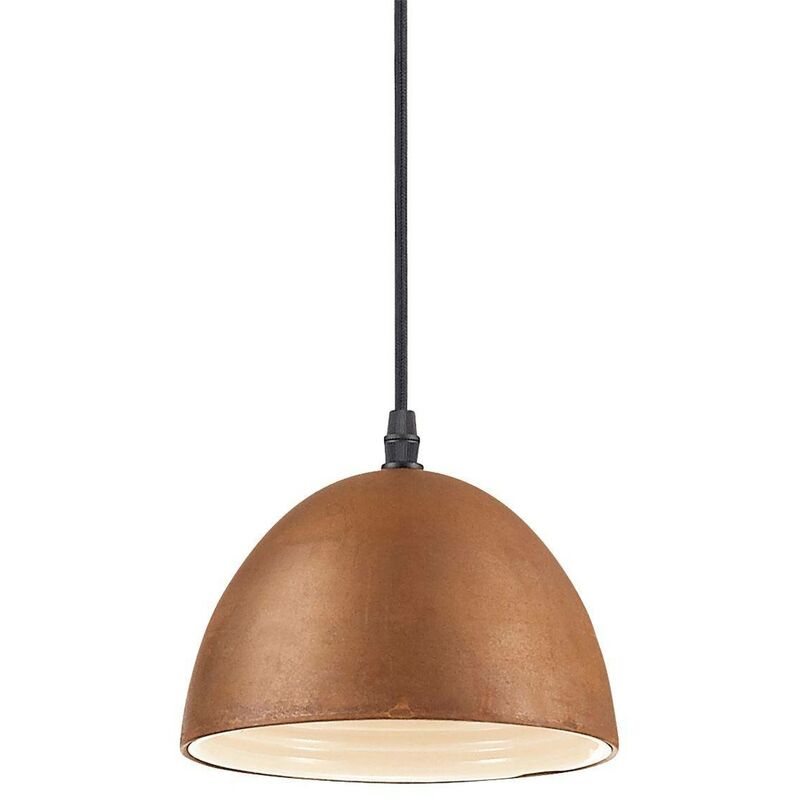 Folk - 1 Light Dome Ceiling Pendant Light Weathered - Ideal Lux