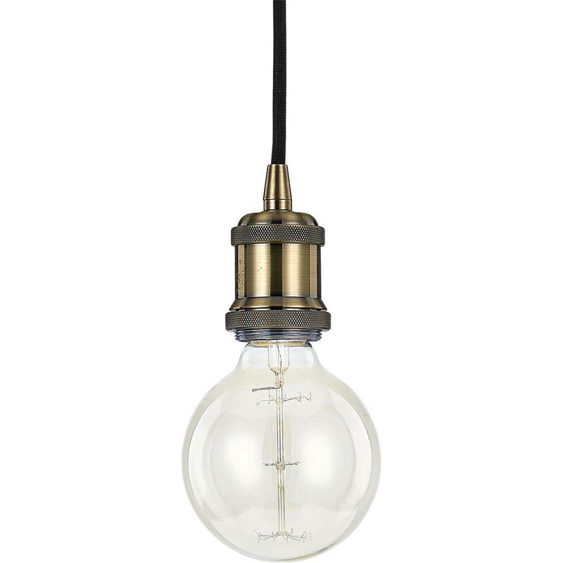Ideal Lux Lighting - Ideal Lux Frida - 1 Light Ceiling Pendant Burnished Finish