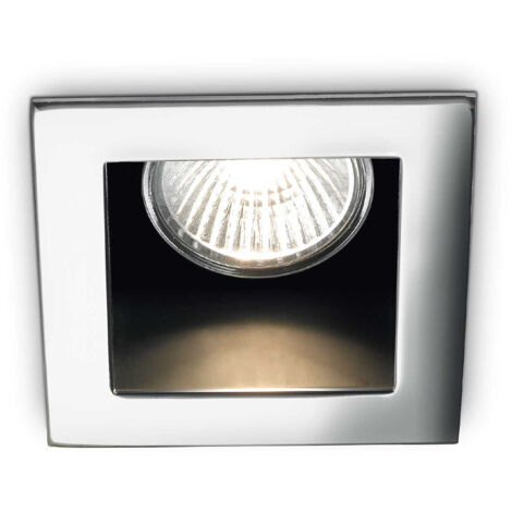 Ideal Lux Funky - Projecteur à 1 lumière encastré Chrome, GU10