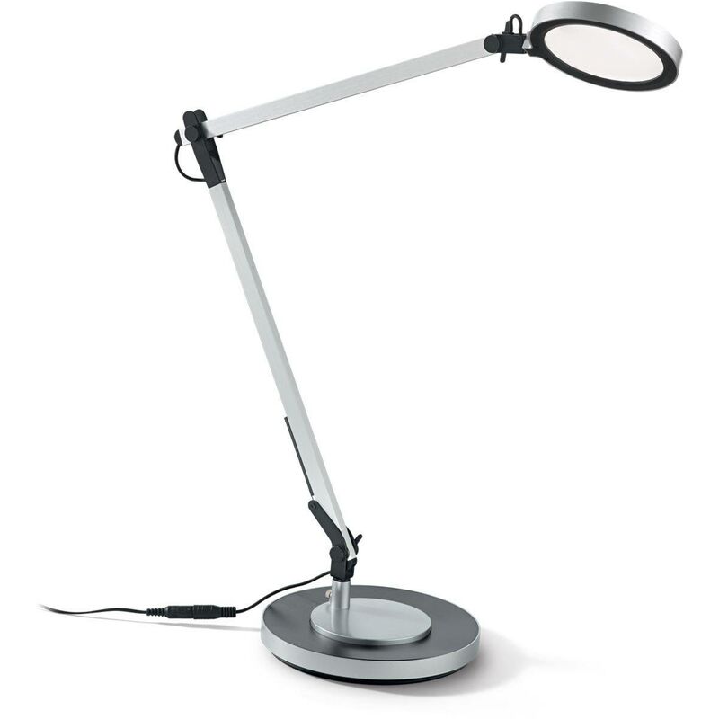 Ideal Lux Futura - LED 1 Light Table Light Aluminium