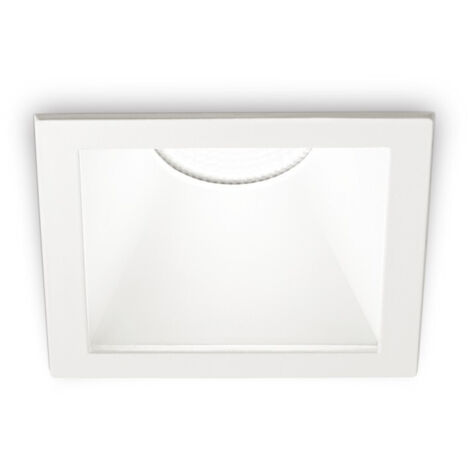 Ideal Lux GAME Downlight Encastré Carré Blanc 8.4cm 2700K