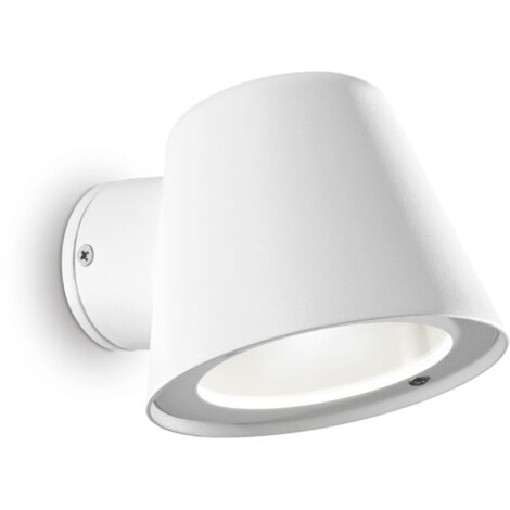 Ideal Lux Gas - Applique murale extérieure à 1 ampoule blanche IP43, GU10