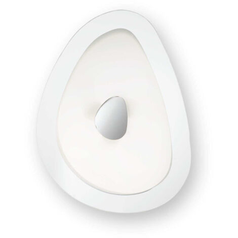 Ideal Lux Geko - 2 Light Small Ceiling Flush Light Glas, E27