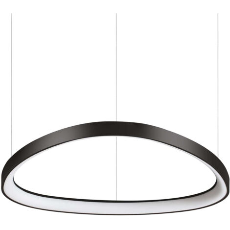 Ideal Lux GEMINI 61 cm DALI integrierte LED-Hängedeckenleuchte Schwarz 6600 lm 3000 K
