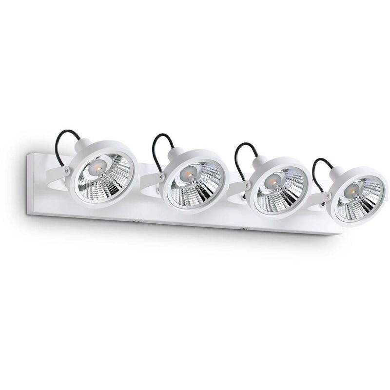 Ideal Lux Lighting - Ideal Lux Glim - 4 Licht Deckenleuchte Weiß