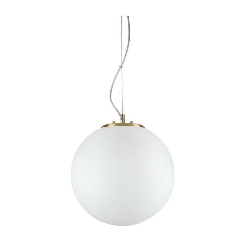 Ideal Lux GRAPE - Indoor Globe Ceiling Pendant Lamp 1 Light White, E27