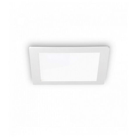 Ideal Lux Groove - Spot encastré chaud carré à 1 ampoule LED blanc