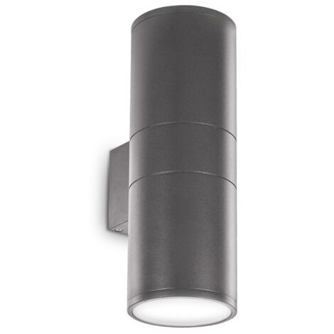 Ideal Lux GUN - Applique d'extérieur Up Down 2 Lumières Anthracite IP54, E27